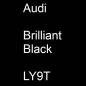 Preview: Audi, Brilliant Black, LY9T.